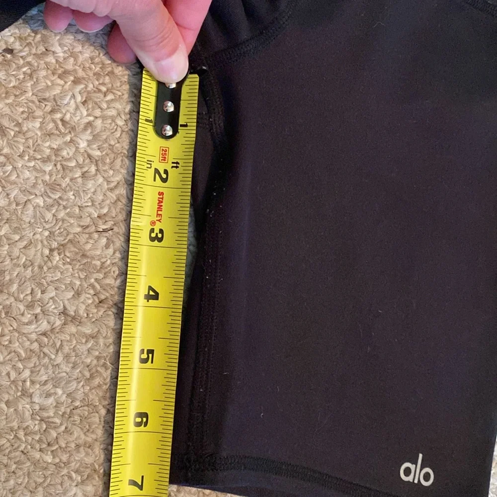 ALO Yoga Black Bike Shorts